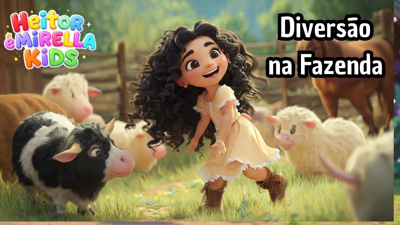 Dia feliz na Fazendinha (Música infantil kids) #heitoremirellakids 