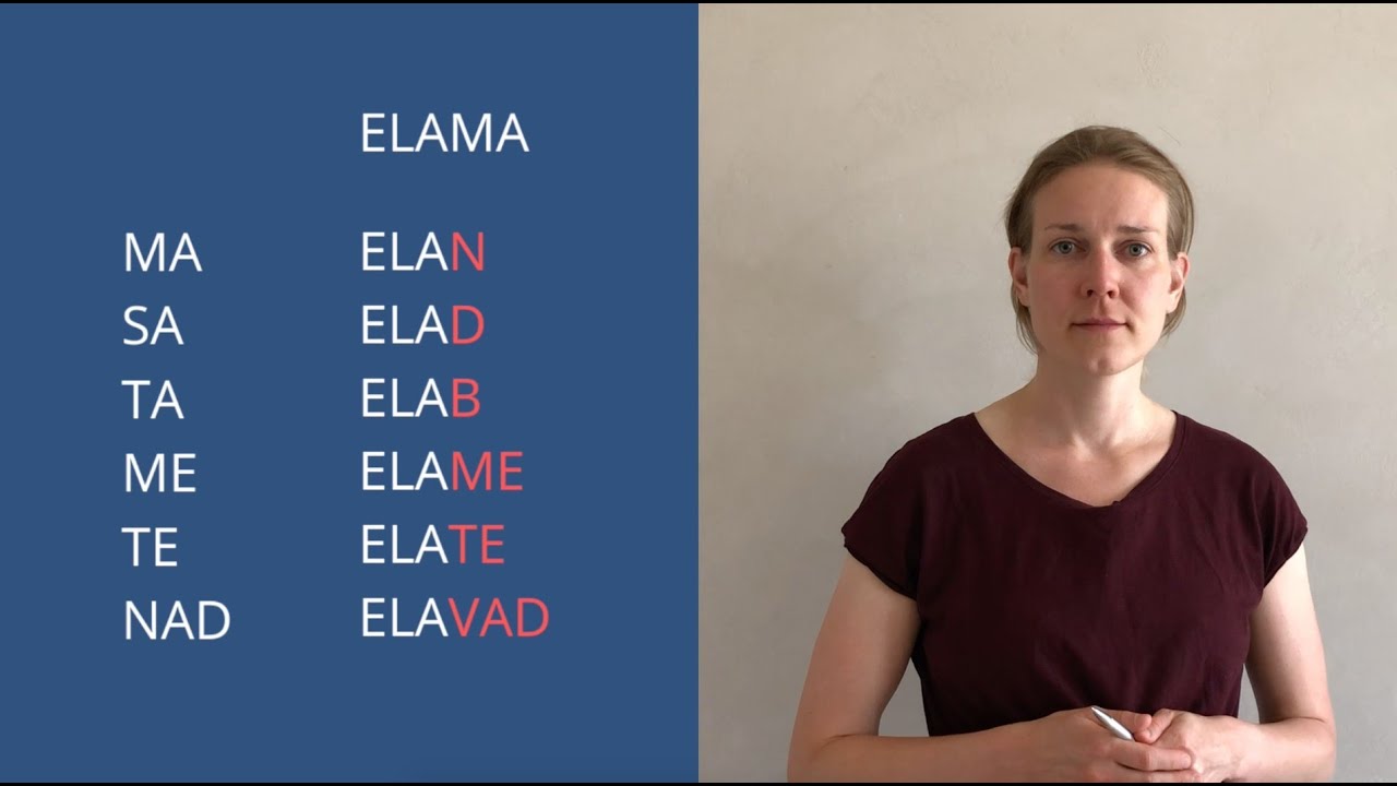 Learn Estonian Language: Present Tense (Part I)