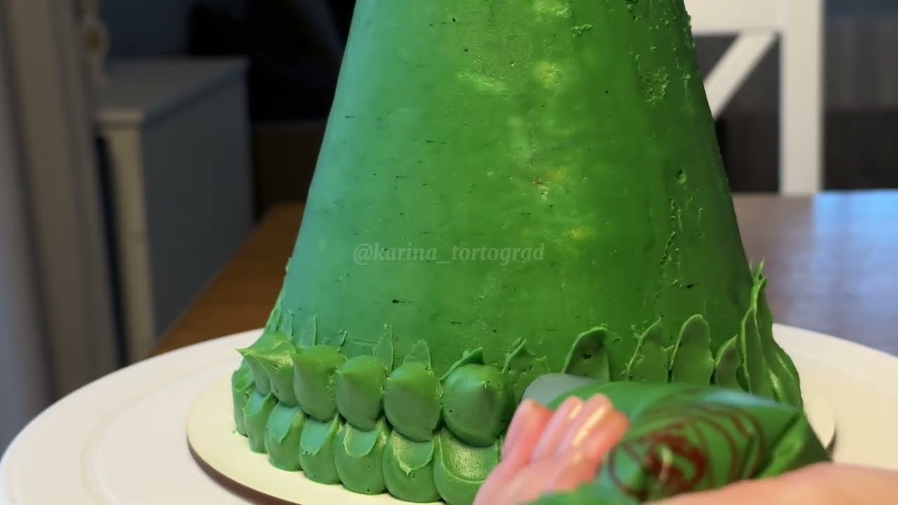КАК сделать 3Д торт елка 🎄 рецепт торта 