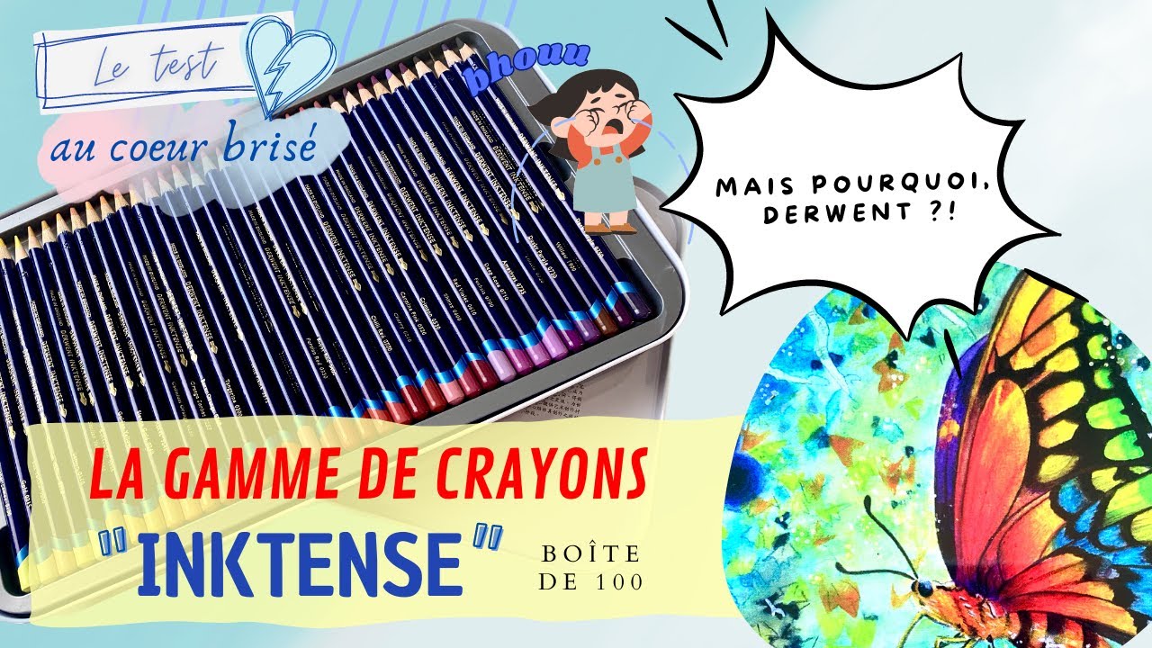 Test Derwent Inktense 100 Je ne sais pas quoi en penser