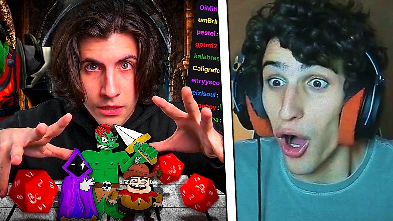 CALIGRAFO REAGE ao fiz MEU CHAT jogar RPG DE MESA... e foi MALUCO!!!