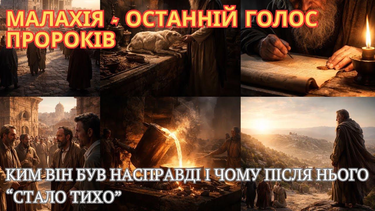 МАЛАХІЯ - ОСТАННІЙ ГОЛОС ПРОРОКІВ ким він був насправді і чому після нього “стало тихо”