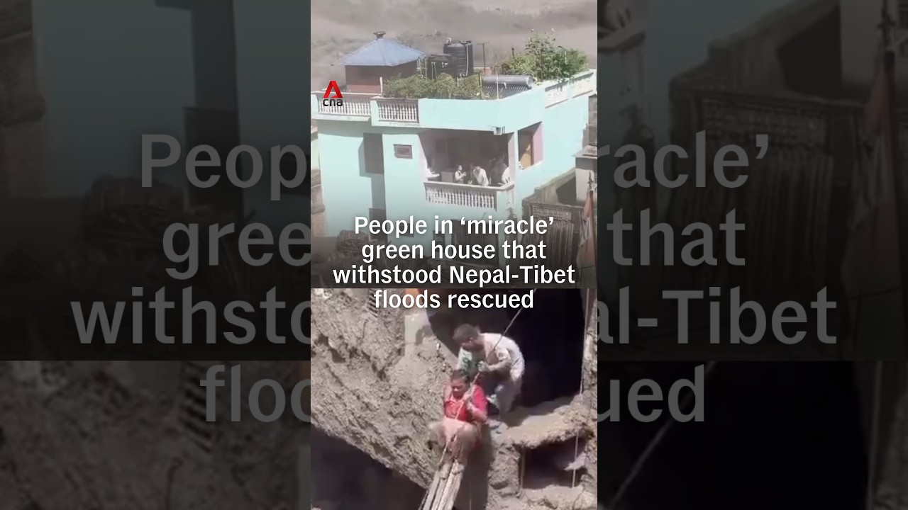 People rescued from 'miracle' green house that withstood Nepal-Tibet flash floods