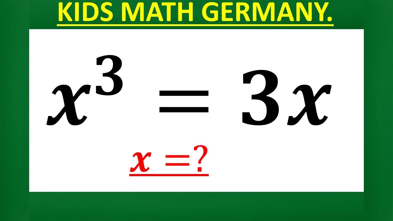 kids math Germany | Can You Solve This?