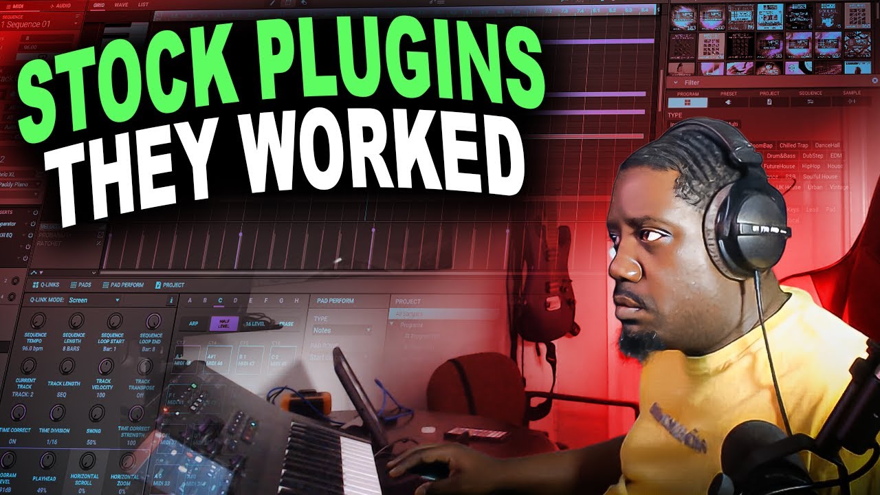 Making A Beat With MPC Beats SOFTWARE Stock Plugins