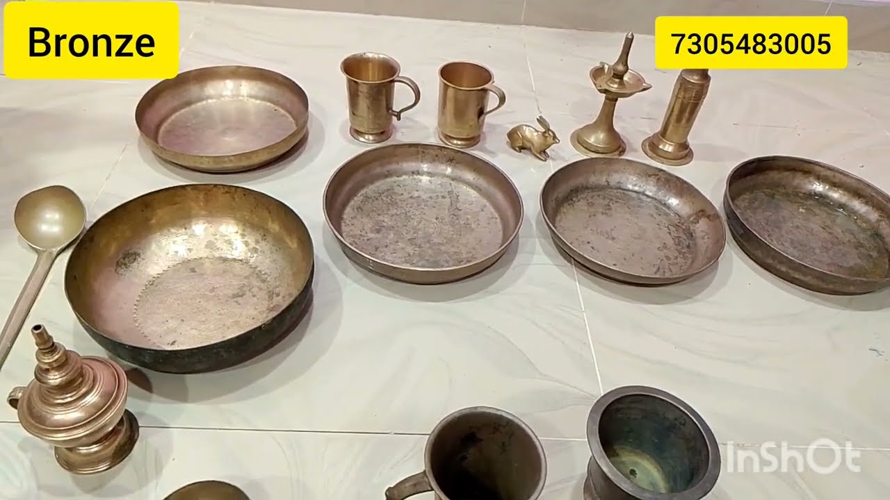Old vintage bronze rare collection - சமயலறை வெண்கல பொருட்கள் விற்பனைக்கு