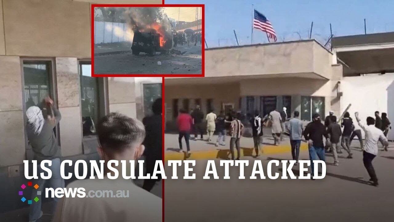 Pakistanis attack U.S. consulate over death of Iran's Ali Khamenei