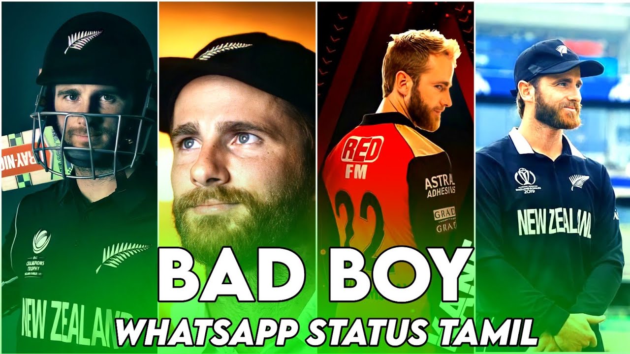 KANE WILLIAMSON ||MASS WHATSAPP STATUS|| &times; BAD BOY KANE