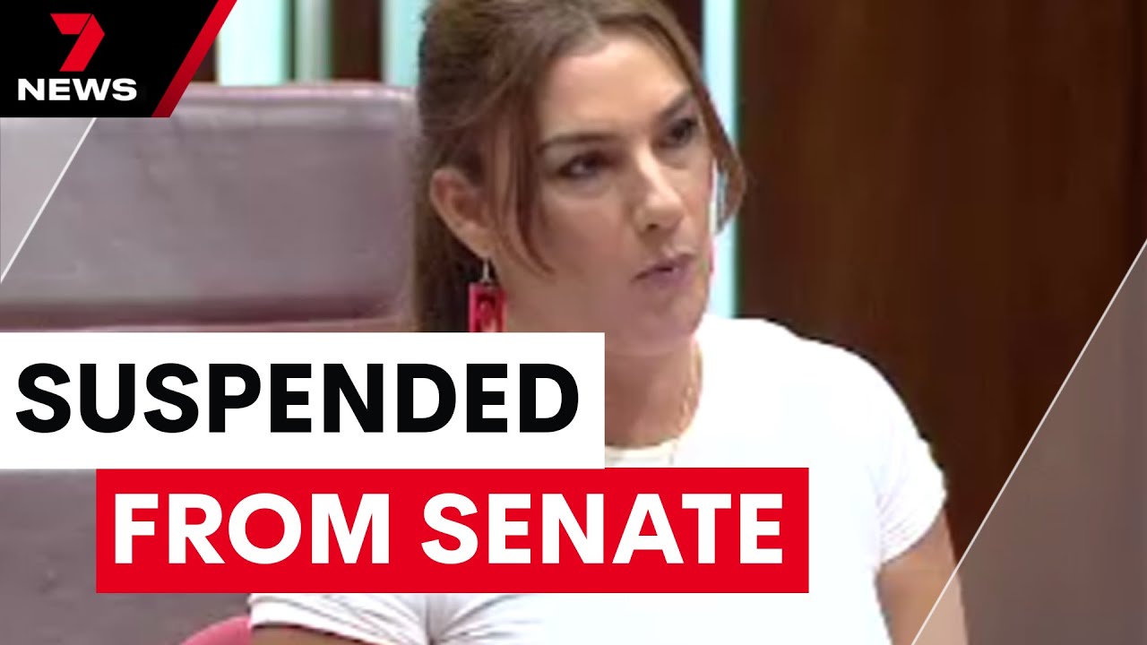 Lidia Thorpe suspended from Senate | 7NEWS