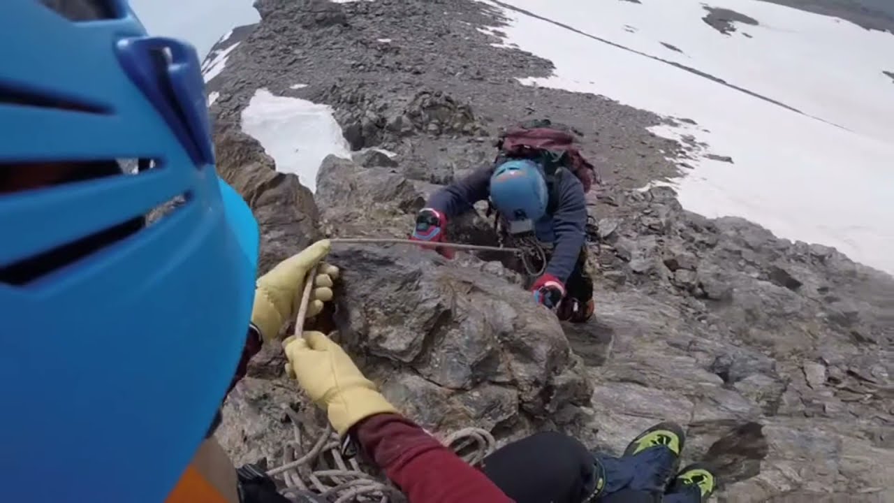 Sierra Nevada, cerro de los machos, arista del campanario y veleta por Fidel Fierro.