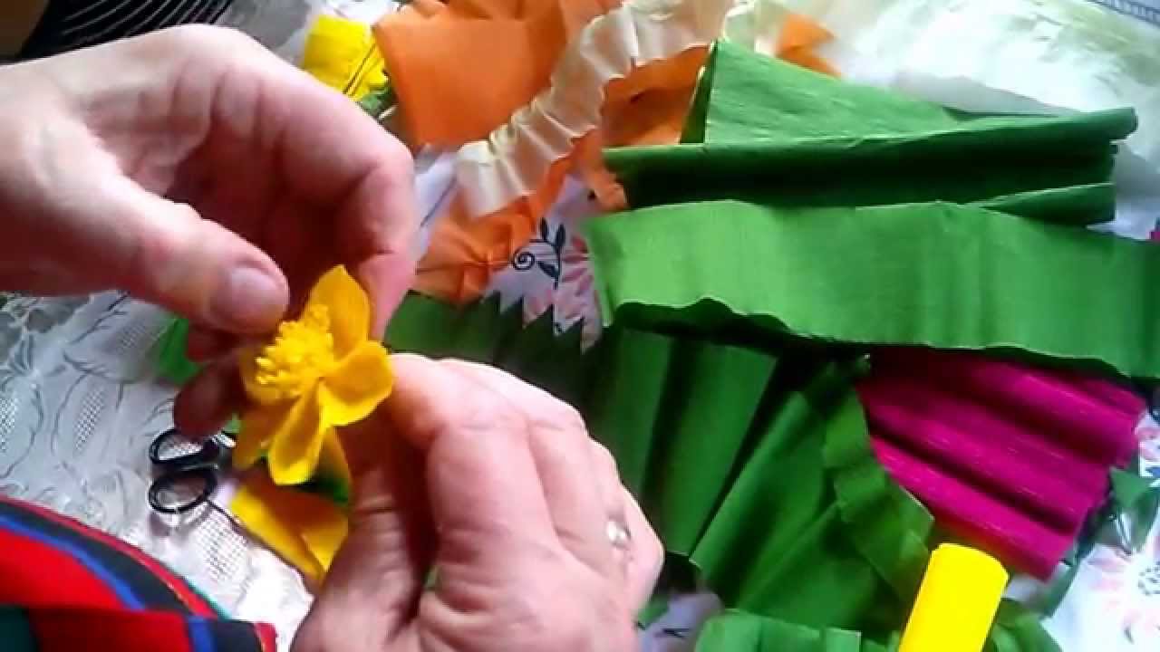 Jak zrobić kaczeńce z bibuły - folklor portal wiano.eu