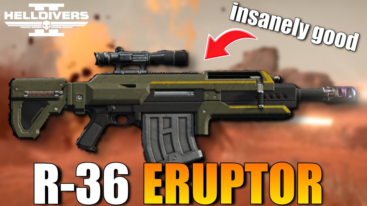 The R-36 Eruptor: An Explosive Sniper-Rifle Grenade Launcher Dominator!! (Democratic Detonation)