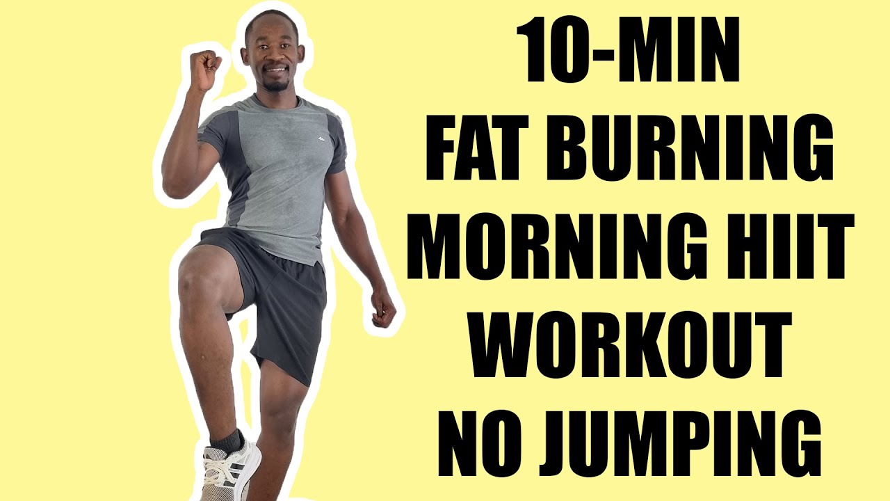 10-Minute Fat Burning Morning HIIT Workout No Jumping No Equipment