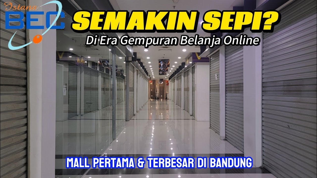 Прогуляйтесь, чтобы увидеть текущую атмосферу торгового центра BEC Mall Bandung
