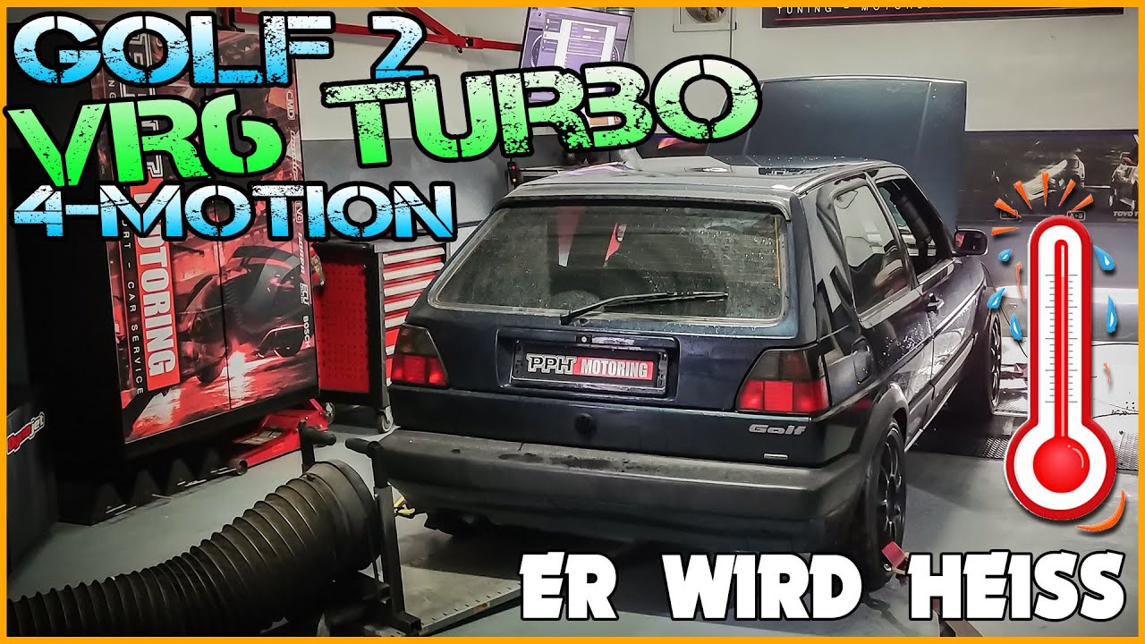 Golf 2 VR6 TURBO wird HEISS auf dem PRÜFSTAND | Beth Rennsporttechnik