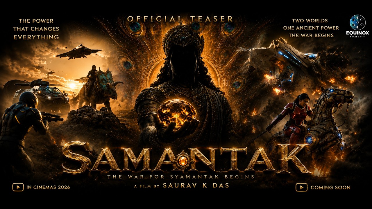 SAMANTAK Official Teaser (2026) | Rajatava Dutta | Saurav | SOUMI | Bengali Sci-Fi Mythological Film