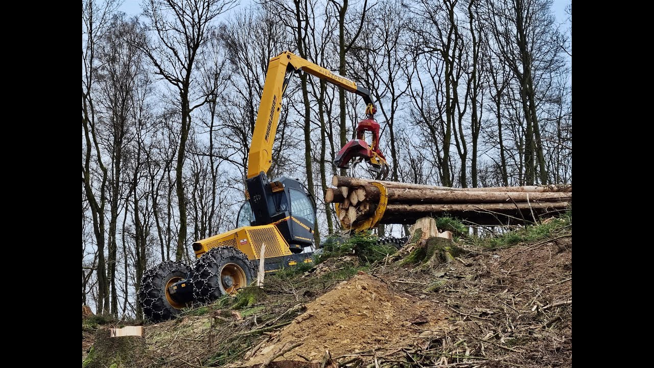 🌲*Highlander in Action* • HL20-1 - 6 Rad • CabView • Steilhang-Harvester • Konrad-Forsttechnik🌲