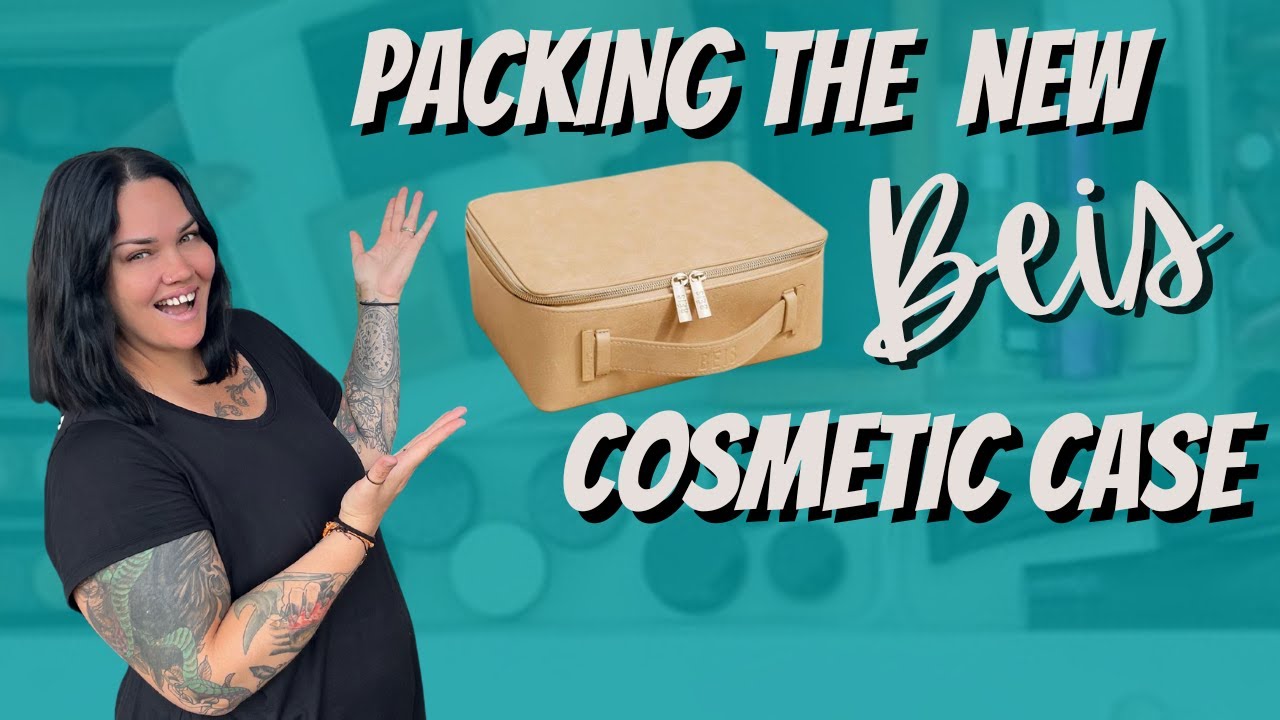 Packing the NEW Beis cosmetic case
