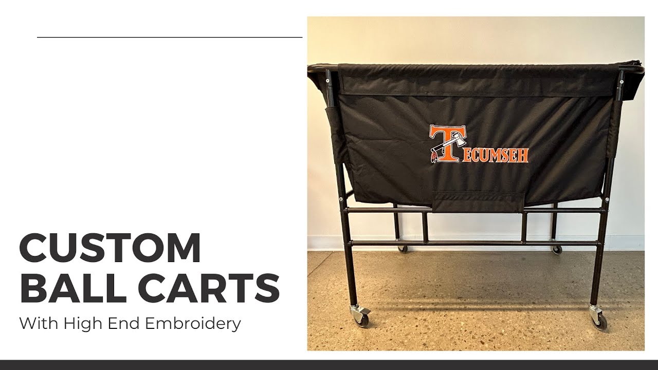 Volleyball Ball Carts with Custom Designs
