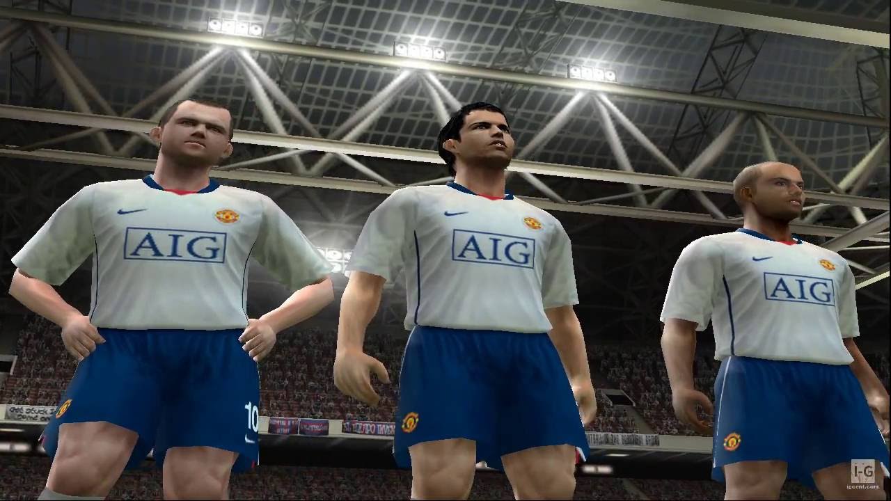 Pro Evolution Soccer 2009 PS2 Геймплей HD