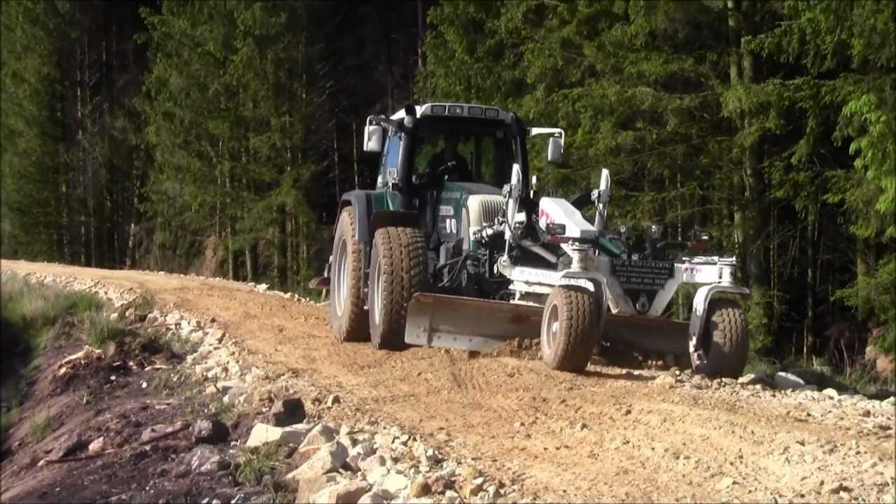 Forest roads being built