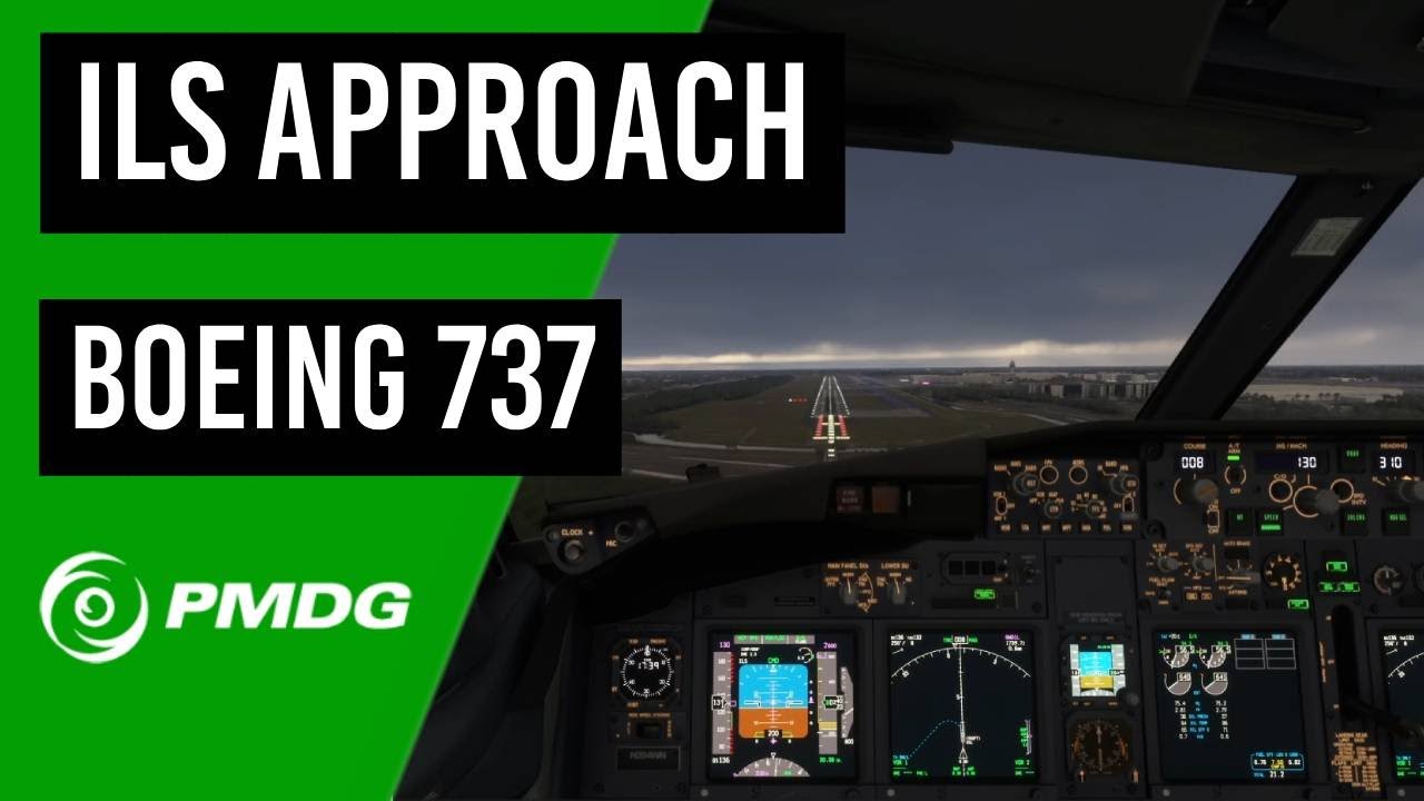 PMDG 737- How to Land an ILS Approach -EASY! Microsoft Flight Simulator