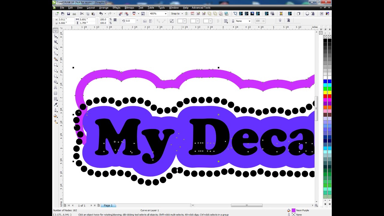 Synergy 17 - Creating a Rhinestone Decal Contour Strip for Tumblers