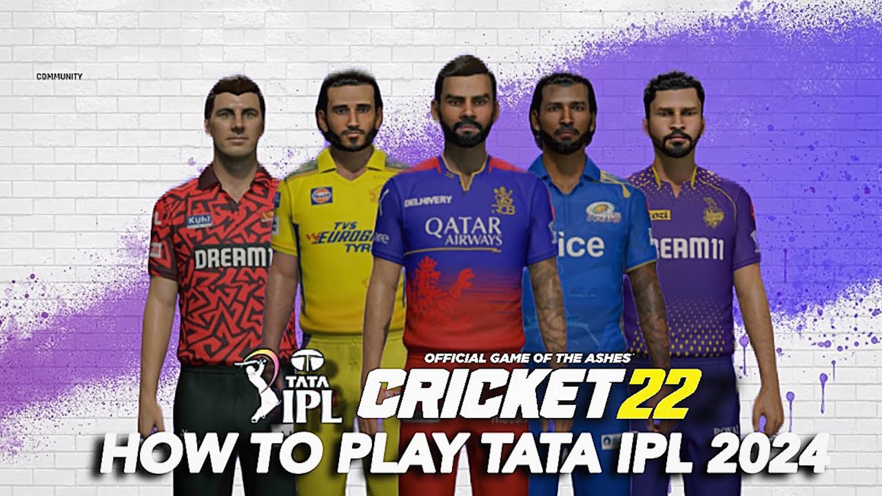 How to play IPL 2024 in Cricket 22 with Latest Teams & Schedule • Cricket 22 Tutorial