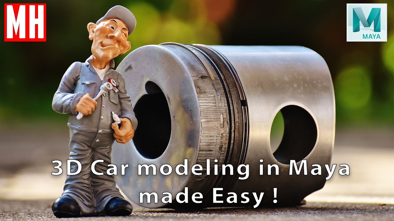 3D Car modeling in Maya made Easy ! Part #10a