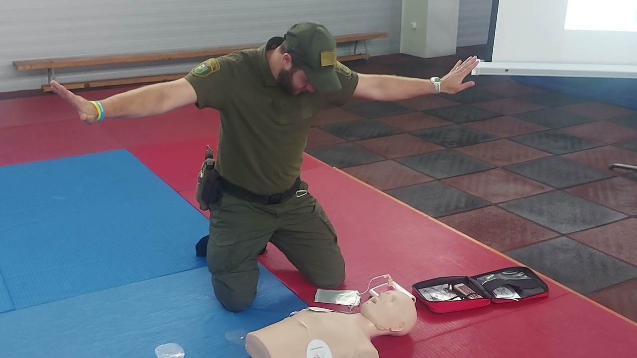 Як користуватись автоматичним зовнішнім дефібрилятором, Марусин полігон, 2021