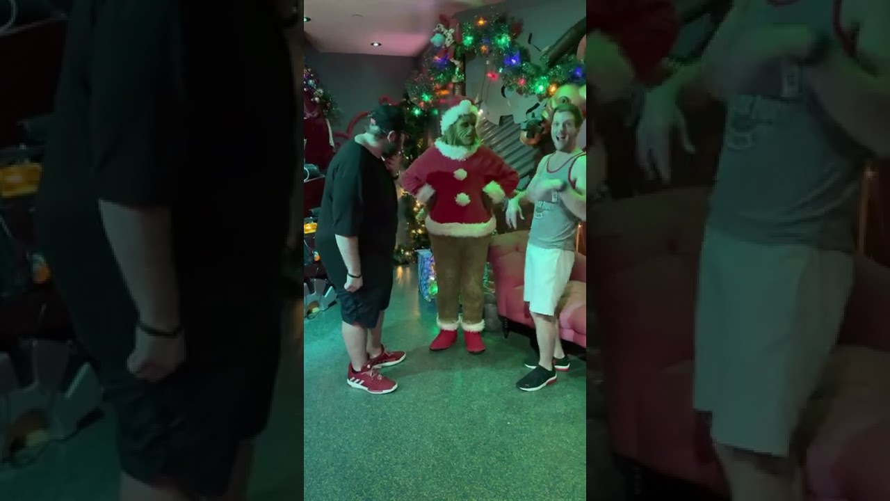 The Grinch is everything - meeting the Grinch at Universal IOA