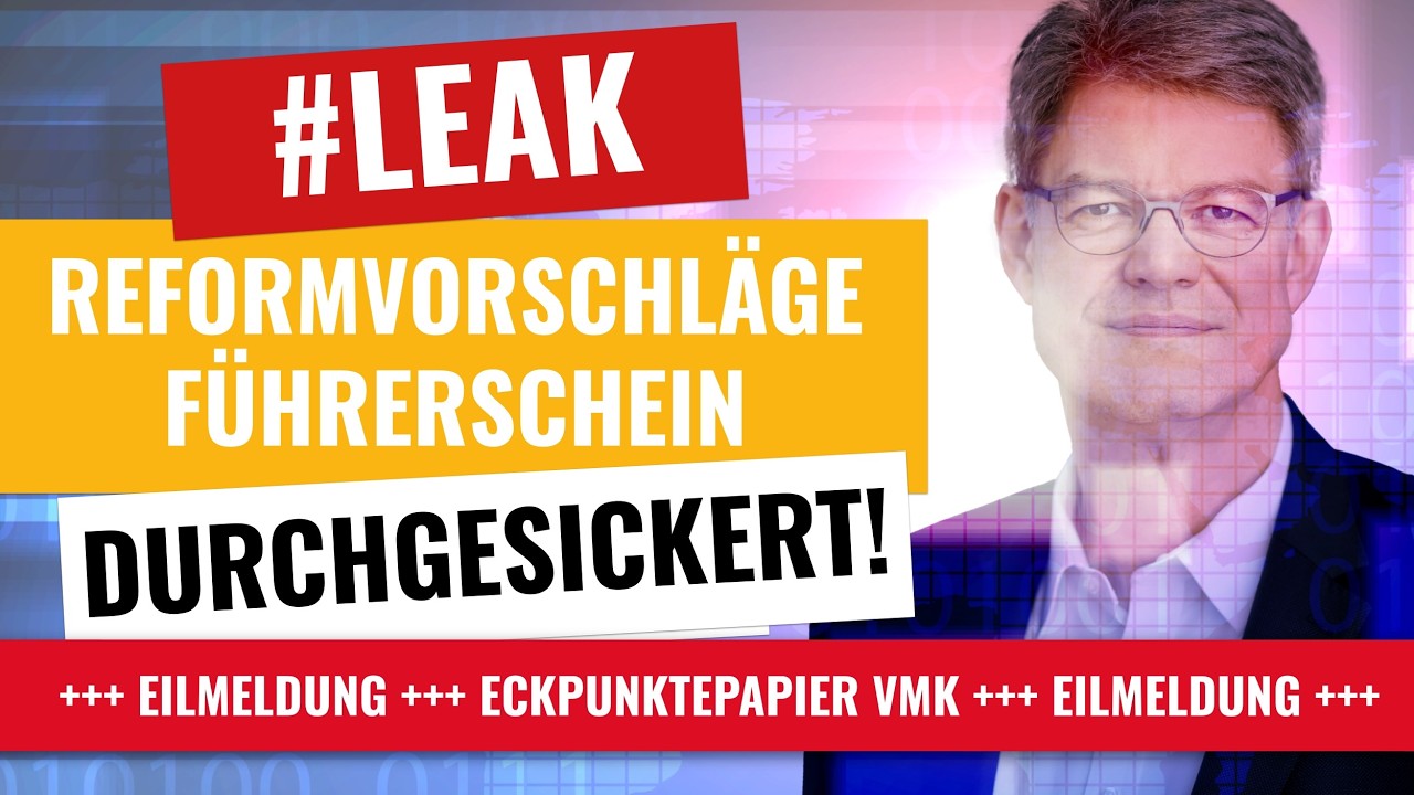 Durchgesickert: Details zur Führerscheinreform geleakt!