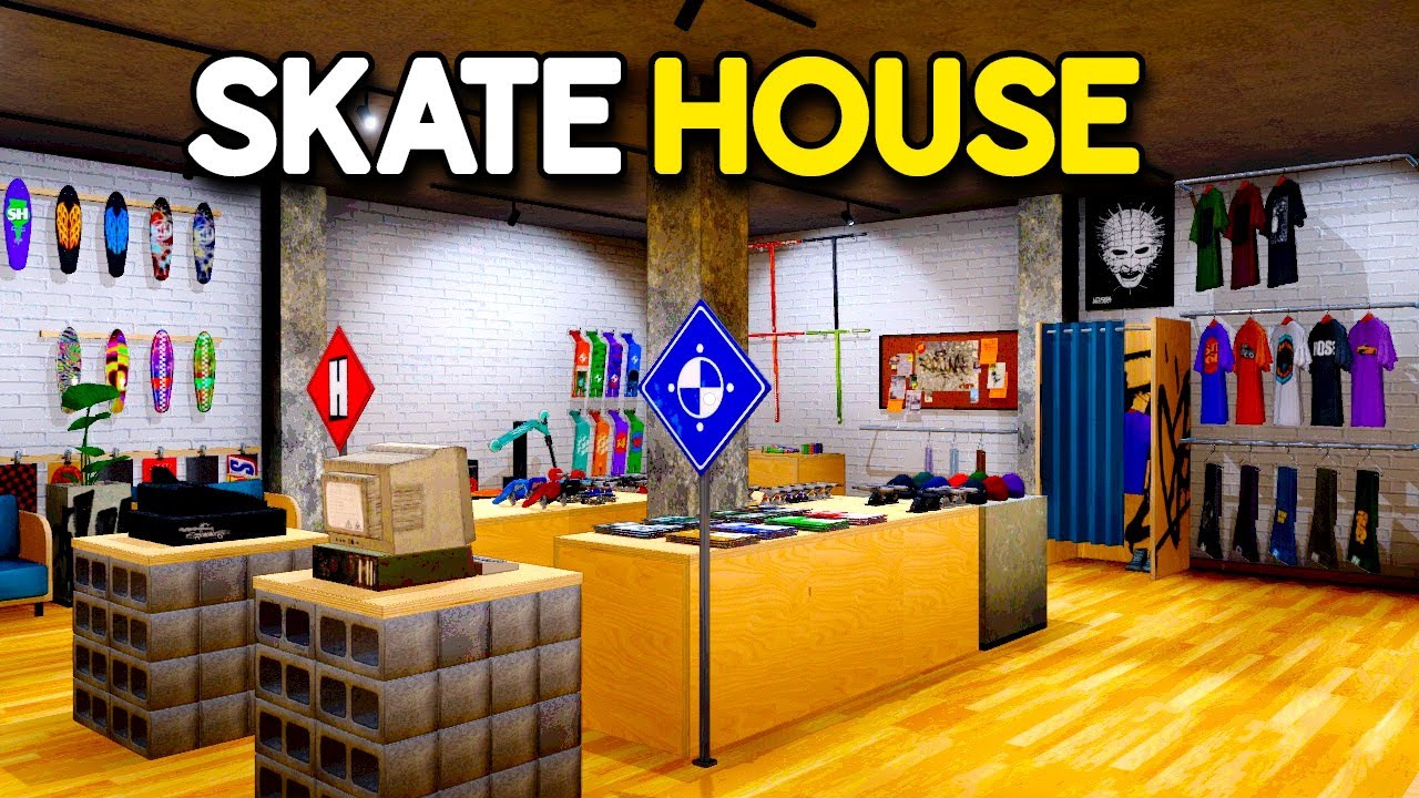 Today I Built A Pretty Sweet Skate Shop (SkateHouse)