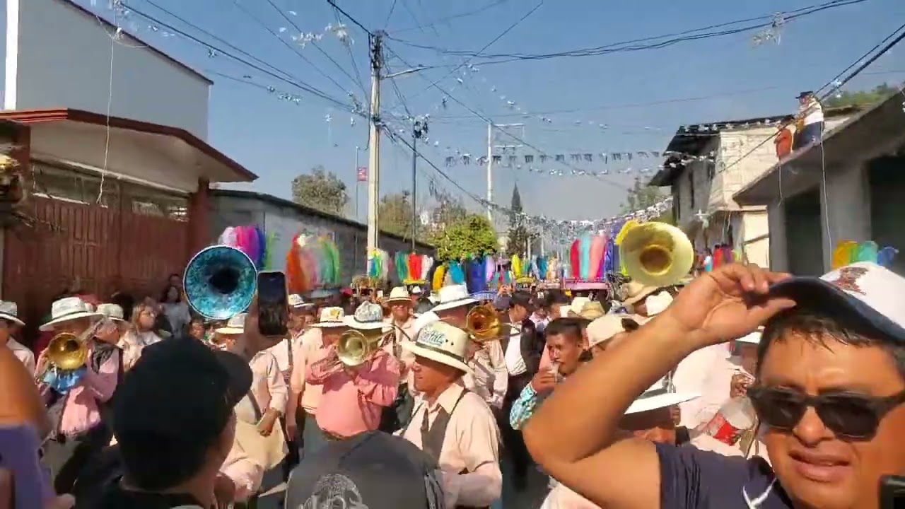 CHINELOS EN SAN MIGUEL ATLAUTLA 01~01~26.BANDA ORIENTAL DE LOS HERMANOS CORTÉS 