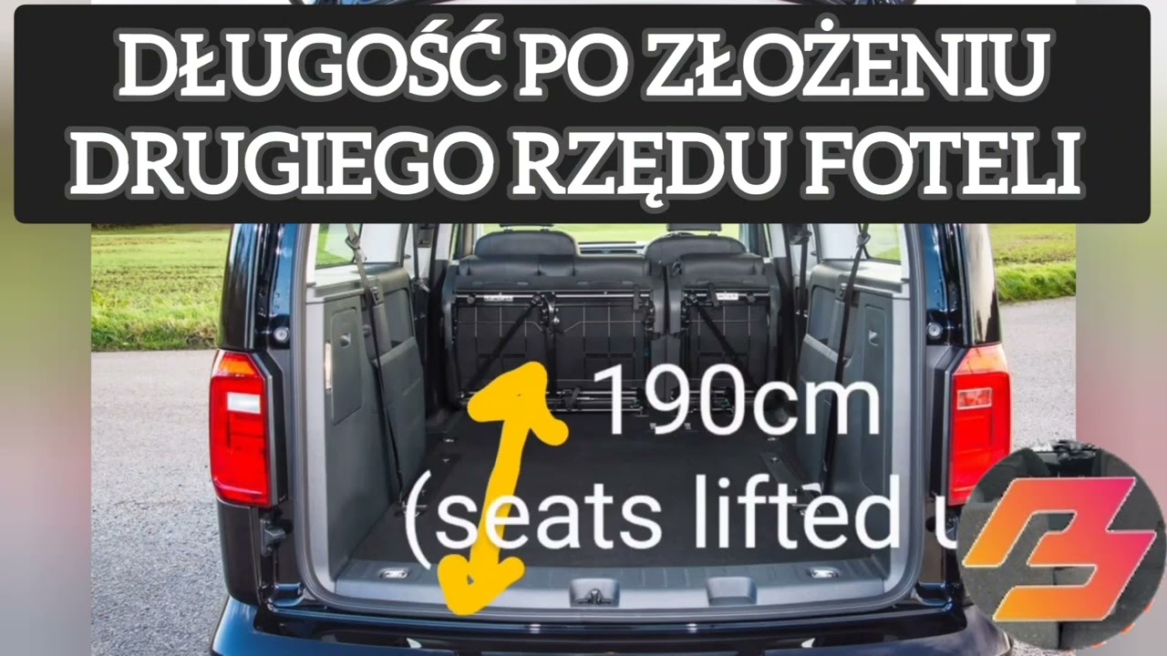 VW Caddy Maxi Life wymiary bagażnika w centymetrach @bagaznikiwcentymetrach