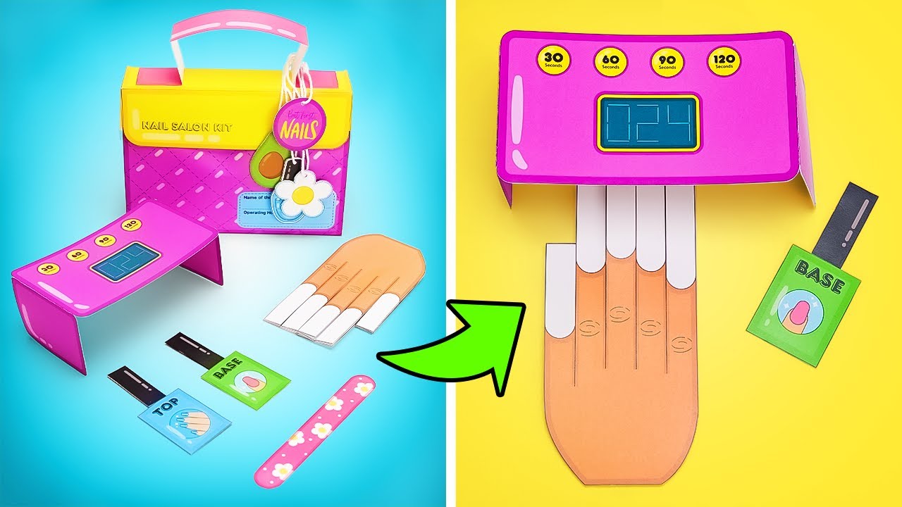 Крутой набор для маникюра! 💼💅 Замечательные поделки от Сью и Сэма!
