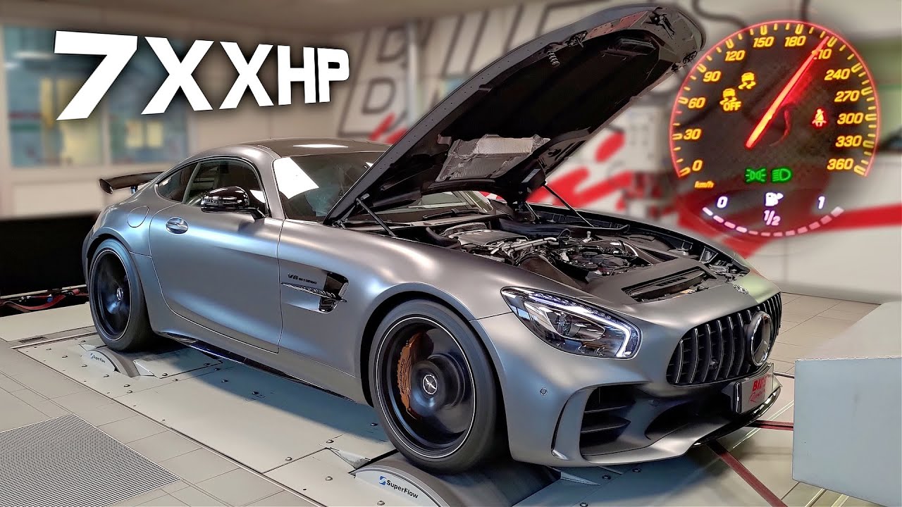 Mercedes AMG GT-R (7XXHP) feat. iPE downpipes, Eventuri intake & ECU Tune | DYNO PULLS & POV
