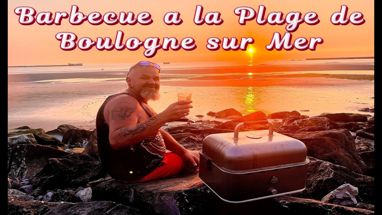 Barbecue a la plage de Boulogne sur mer 🌅Un Instant Magnifique