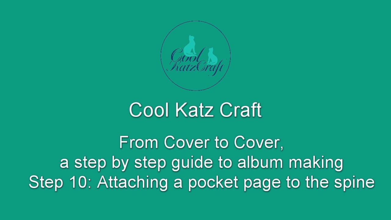 Album Making (CoolKatzCraft Ltd) - Step 10, Attaching Pocket Pages