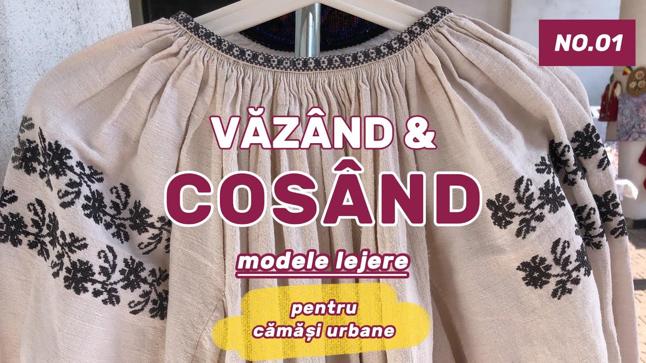 Văzând & cosând 01 | 3 cămăși pe pânză de cânepă