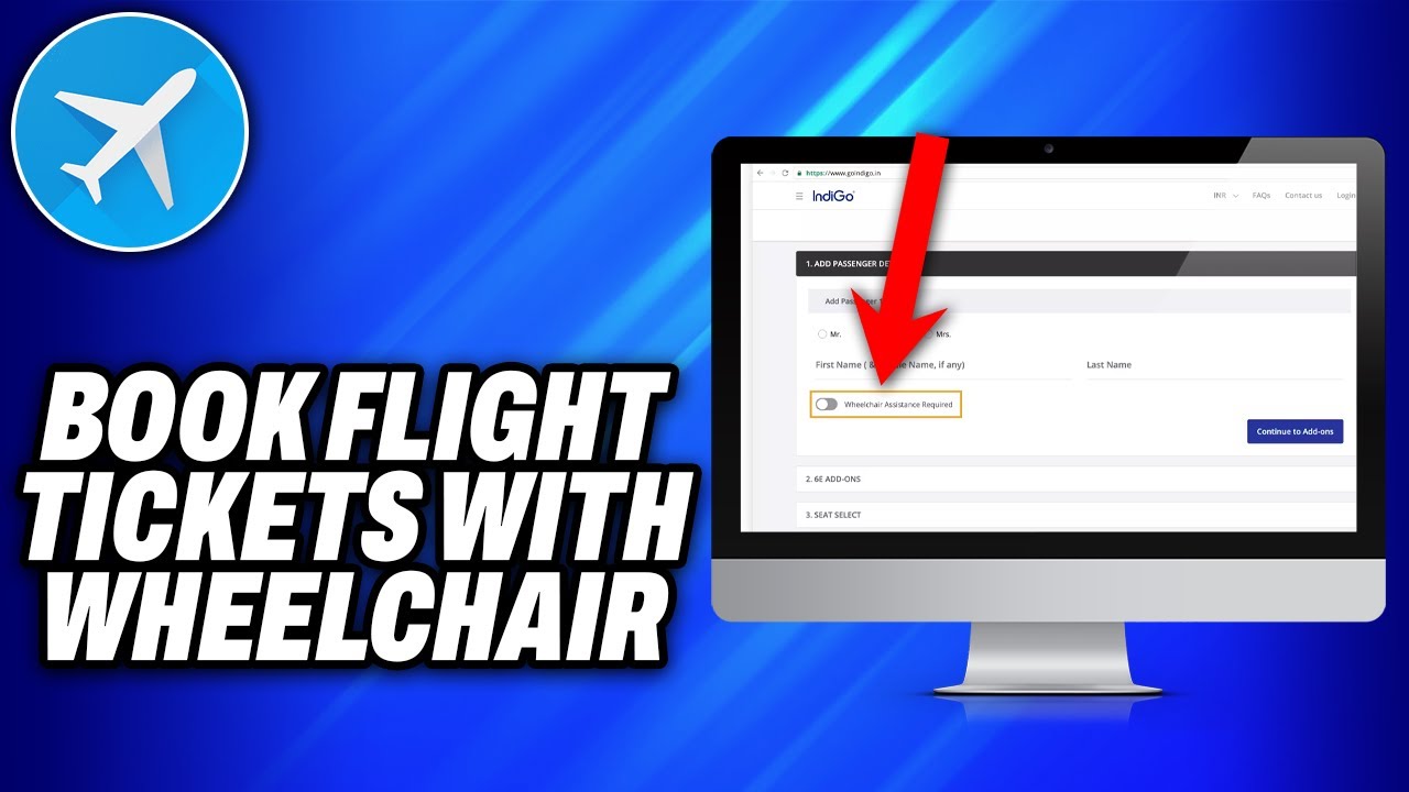 How To Book Flight Tickets With Wheelchair -Easy Fix