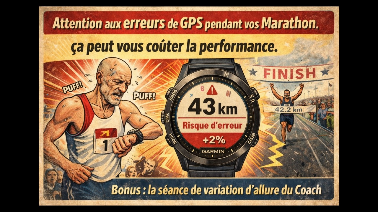 Marathon : L’Erreur GPS Qui Peut Vous Coûter Votre Objectif + la seance du coach