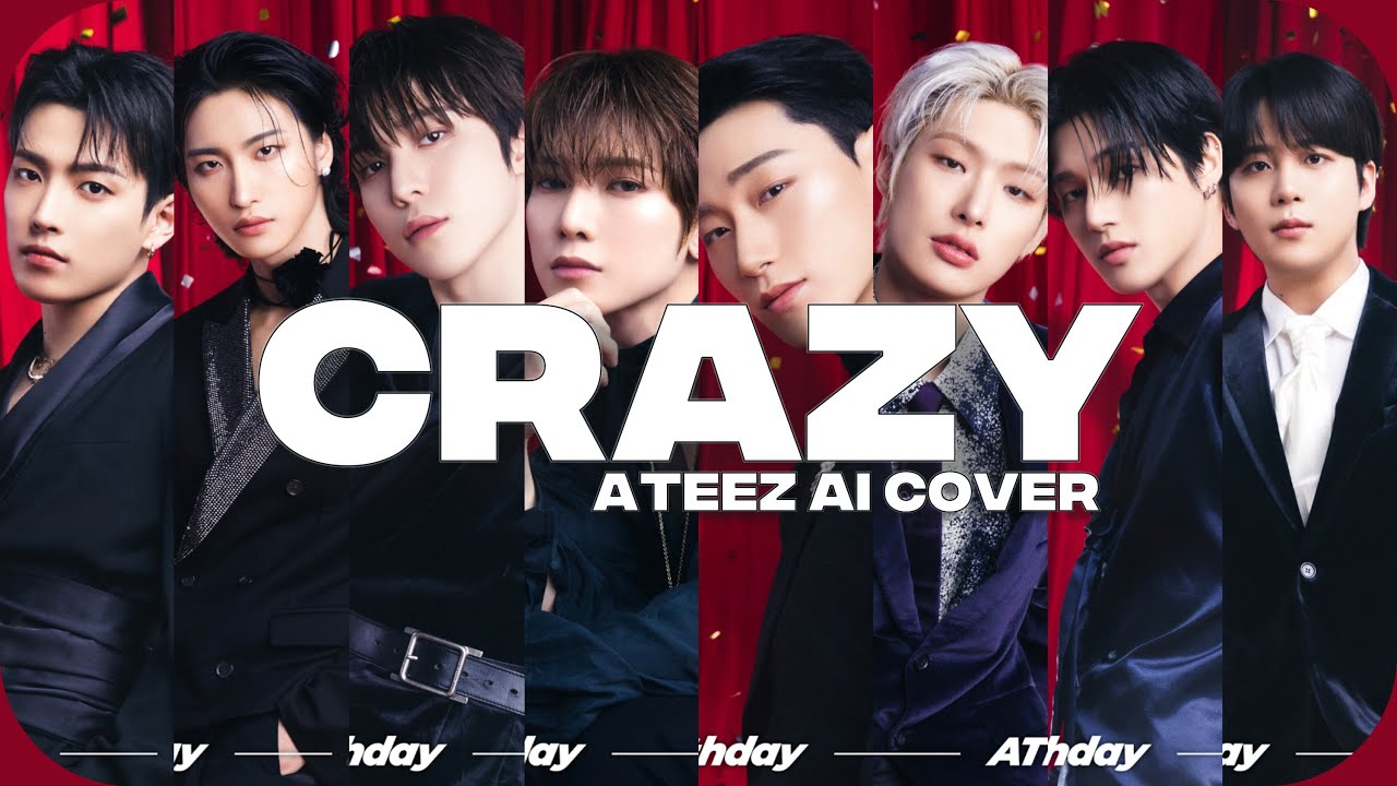 CRAZY  - ATEEZ AI COVER