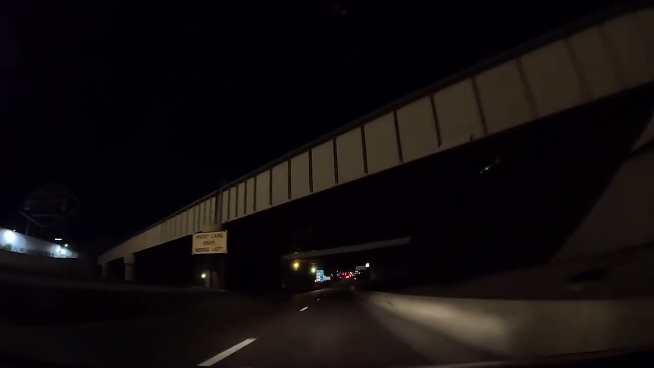 Night driving video 139