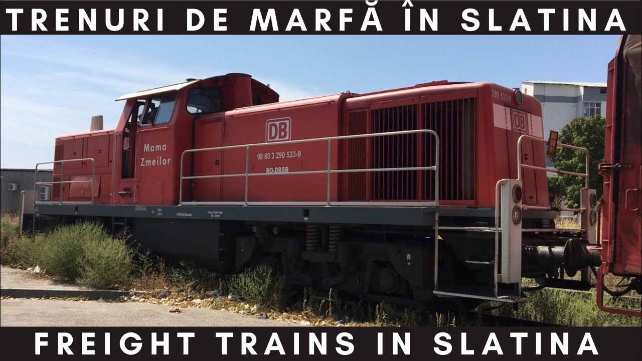 [HD] Freight trains in Slatina/Trenuri de marfă în Slatina! L901 (București - Craiova via Pitești)