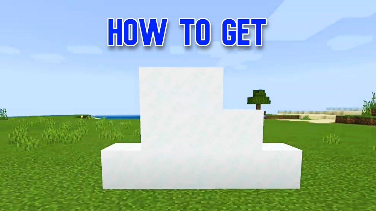 Как получить пушистый снег в режиме выживания Minecraft 1.17