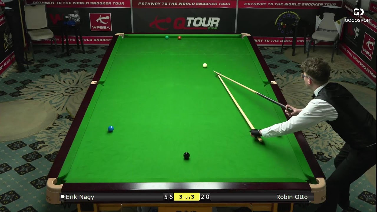 European Snooker Championships - Last 92: Erik Nagy vs Robin Otto