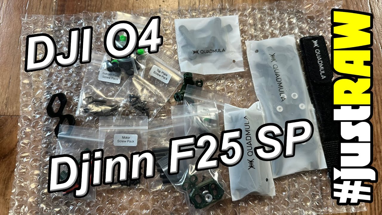 Quadmula Djinn F25 SP unboxing und erster Eindruck vom DJI O4 PRO kompatliblen 2.5inch Frame