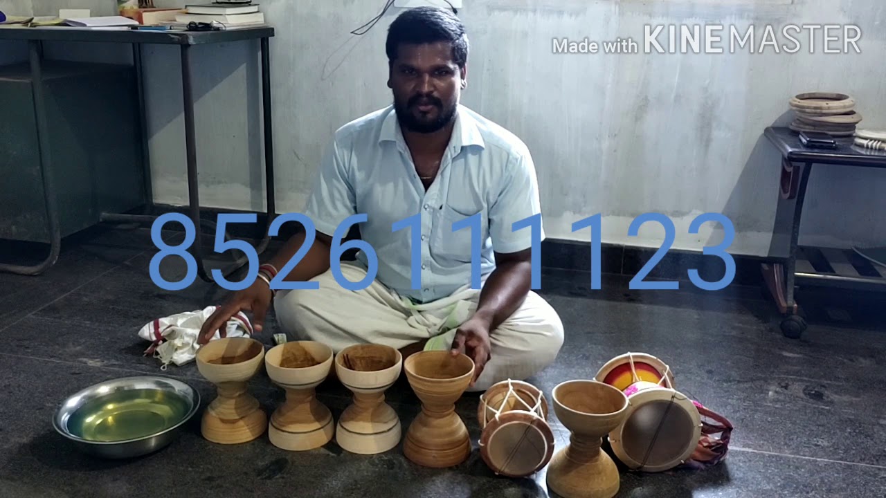 மர உடுக்கை. வேங்கை உடுக்கை .(8526111123,9791506900)