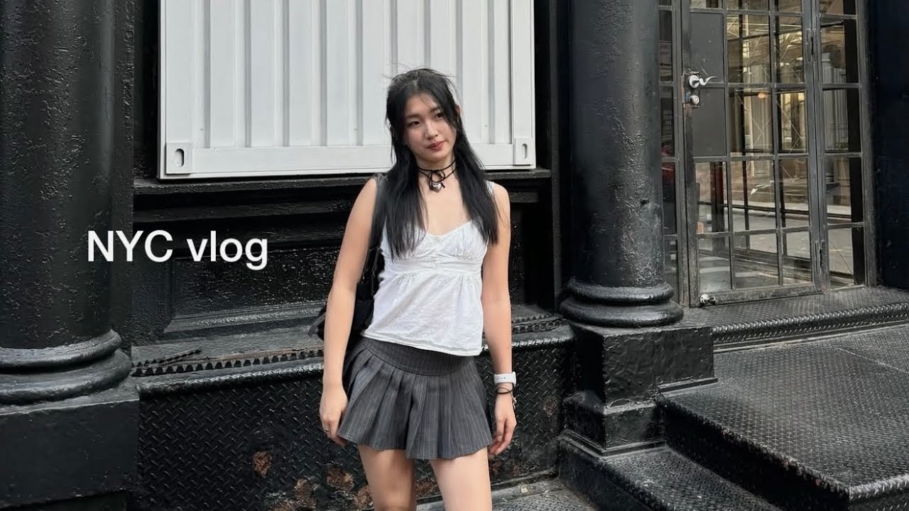vlog 🚏what i eat, NYC cafe hopping, movie night